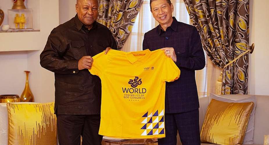 Mahama pledges government’s support for 2026 World Assemblies of God Congress