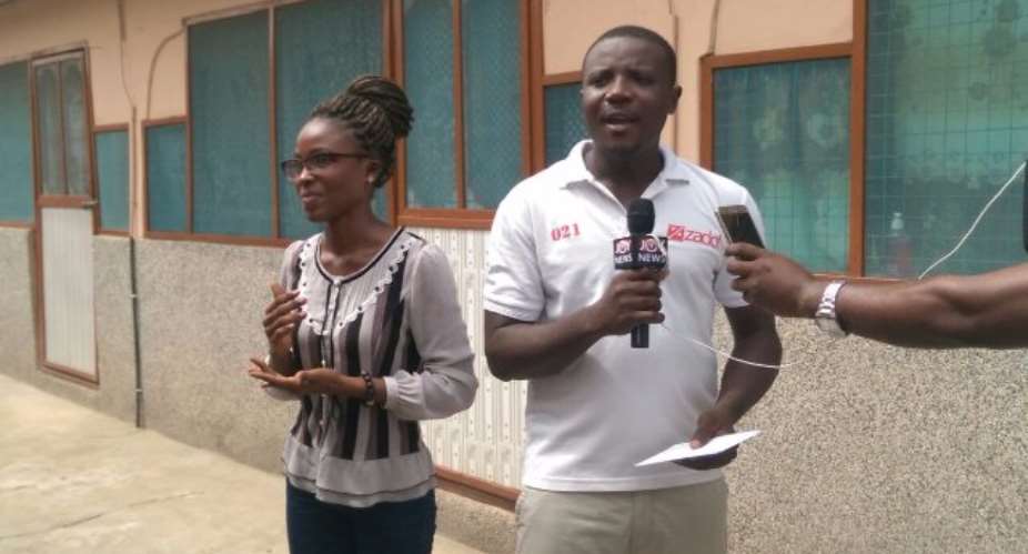 Hitz FM rewards Dennis Asamoah, who trains persons with disability