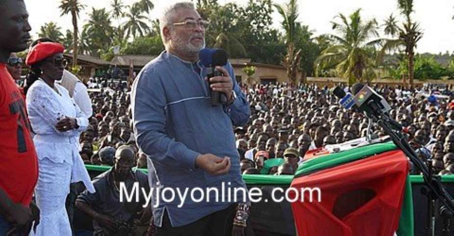 Former President Jerry John Rawlings on Sunday addressed thousands of cadres in Ho, the capital of the Volta Region, to mark the 36th Anniversary of the 31st December 1981 revolution.