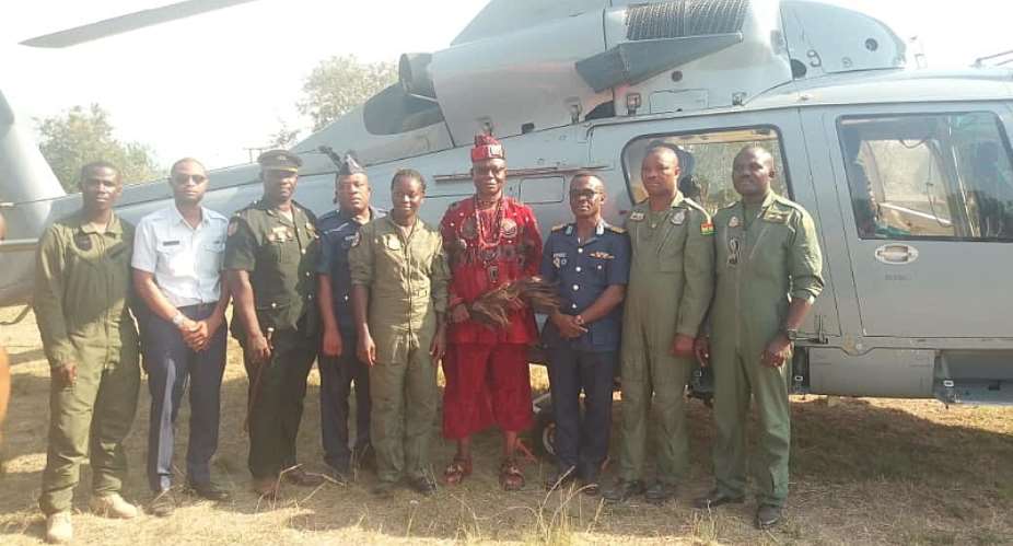 Soldiers Land In Fodome Helu To Pay Homage To New Gbedegbleme Of Fodome