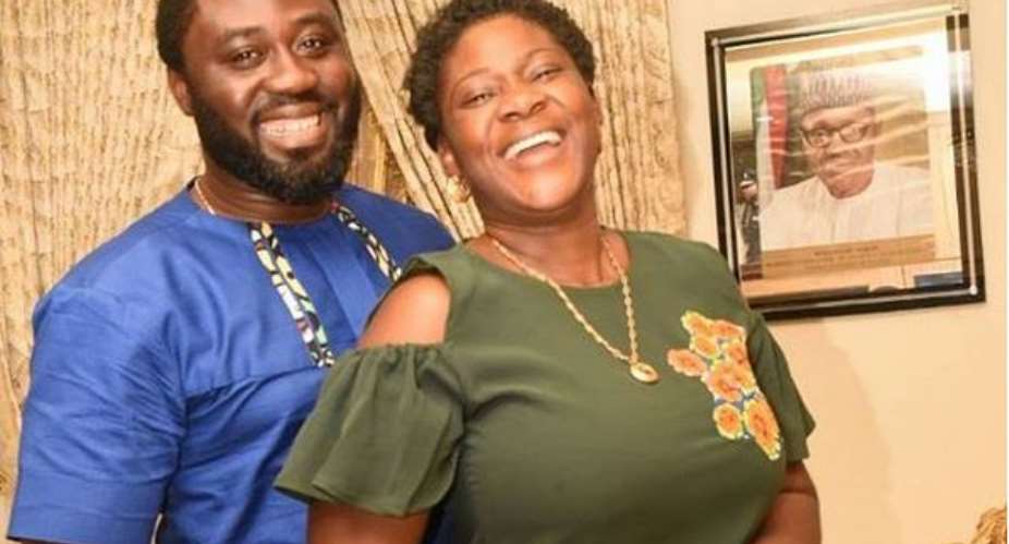 Actress, Mercy Johnson in Romantic Mood with Hubby