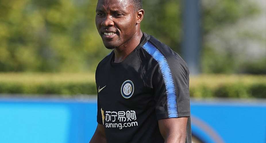 Kwadwo Asamoah Trains Alone At Inter Milan