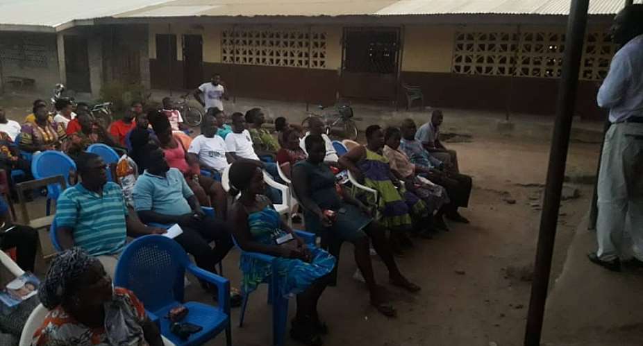 NPP Amasaman Constituency Executives Sensitises Public On Referendum