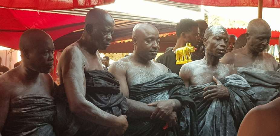 B/R: Odomase Number One Traditional Council enstools seven new sub-chiefs