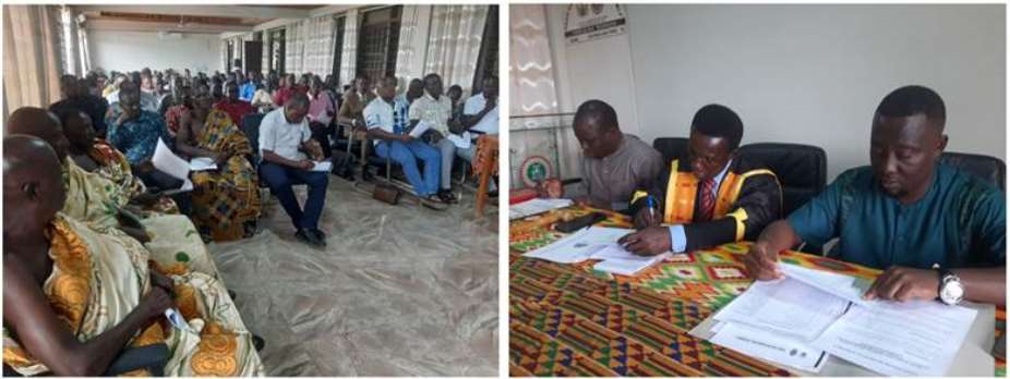 A cross section of Assembly Members and dignitaries at the meeting