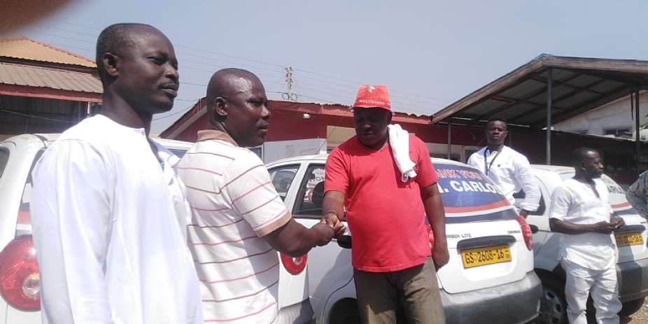 Tema West MP Gives 10 Cars To Drivers