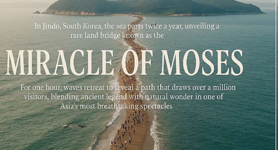 The Miracle of Jindo: Where the Sea Splits in Two