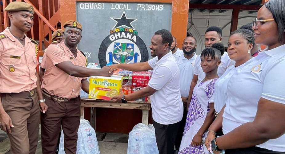 Maglans Micro-Credit Donates to Obuasi Prison Service in Heartwarming Christmas Gesture
