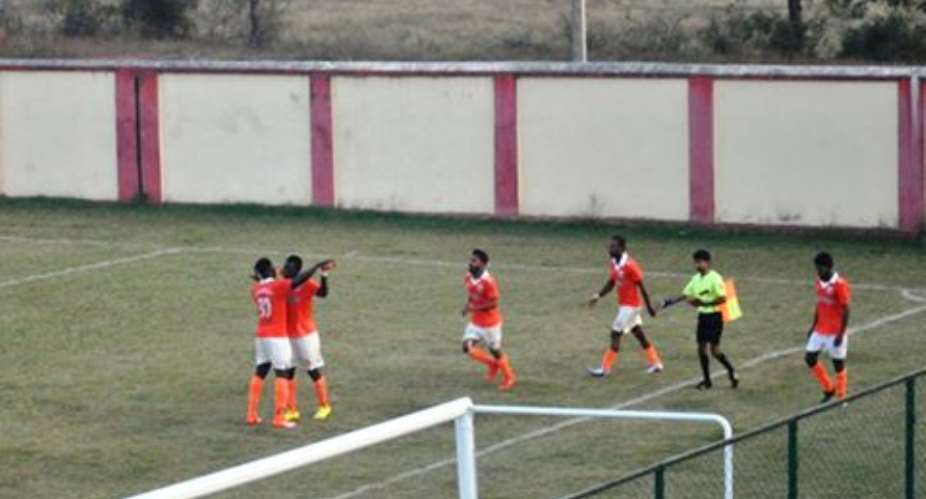 Francis Dadzie snatches equalizer for Sporting Clube de Goa at the death