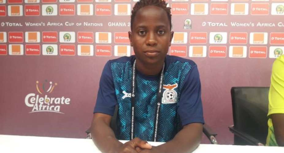 AWCON 2018: Zambia Midfielder Mary Mwakapila Insists They Are In To Win The AWCON