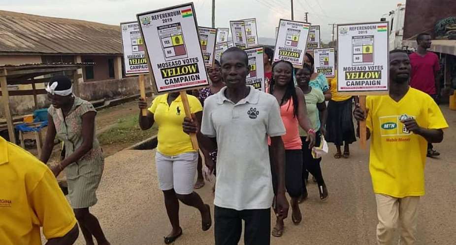 Referendum: Atiwa East NPP Launches 'Moseaso Votes Yellow' Campaign