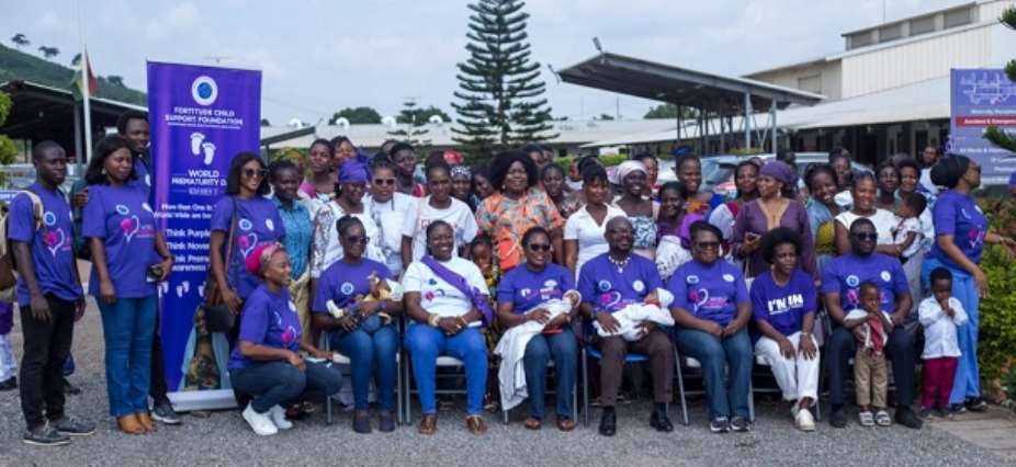 Fortitude Child Support Foundation, Shai Osudoku District Hospital marks prematurity birth awareness day