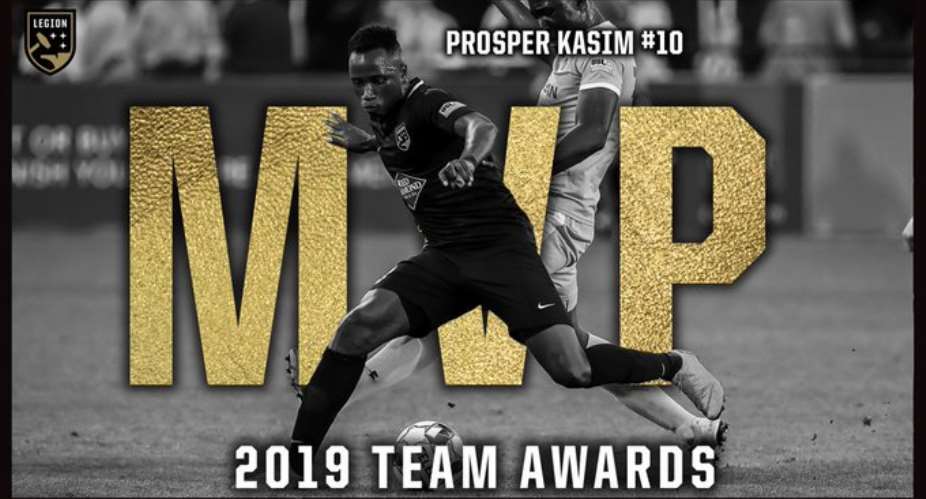 Prosper Kasim Named MVP In USL
