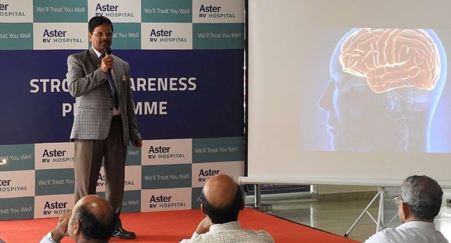 Aster RV Hospital Organized Health Awareness Talk On Preventing Stroke