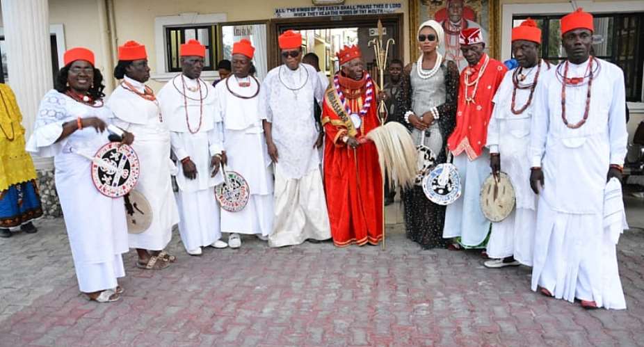 Beauty queen takes evangelism to royal palace in Delta