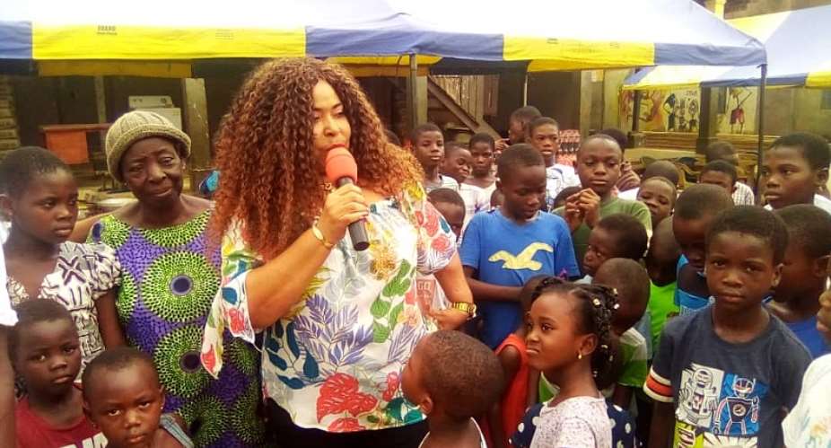 Just Here Company Boss Fetes Over 200 Kids At Rising StarOrphanage