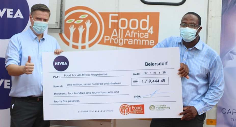 COVID-19: Beiersdorf Ghana Announces 250,000 Support For Food For All Africa FFAA