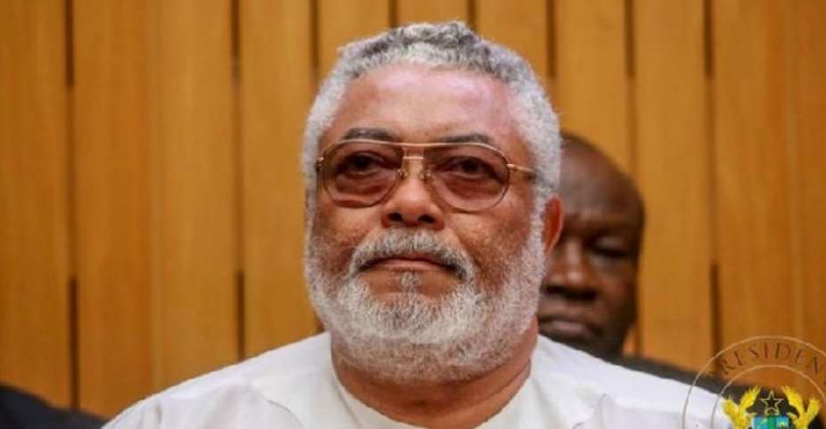 Later ex-Ghana President JJ Rawlings