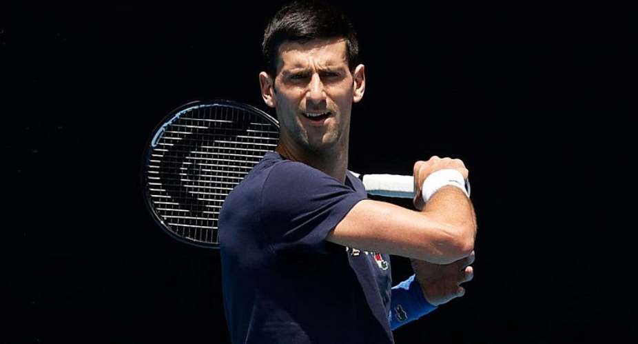 Djokovic has been preparing for the Australian Open since a judge overturned the government's decision to cancel his visa