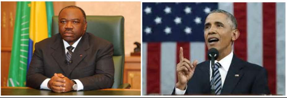 President Bongo of Gabon President Obama of America