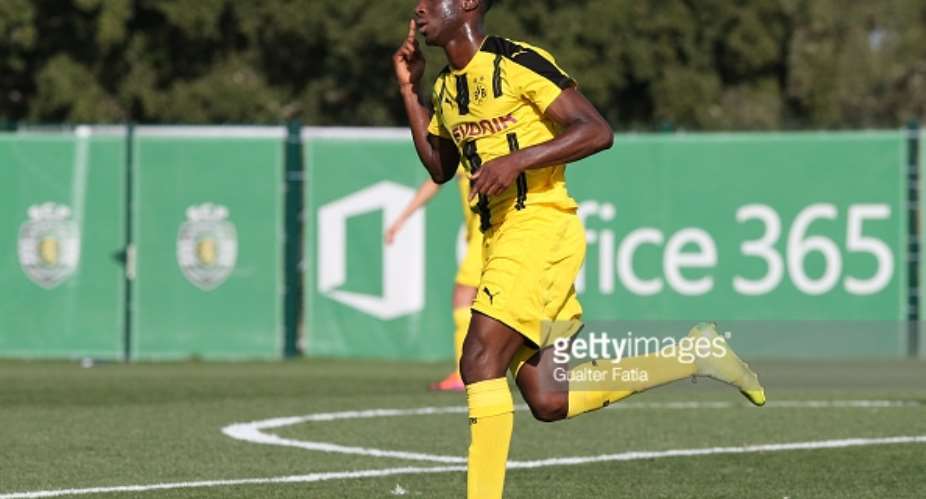 Ghanaian whizkid Gabriel Kyeremateng scores fabulous finish for Borussia Dortmund in UEFA Youth League