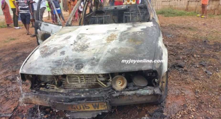 Sheep Roasted In BMW After Thieves Escape Lynching