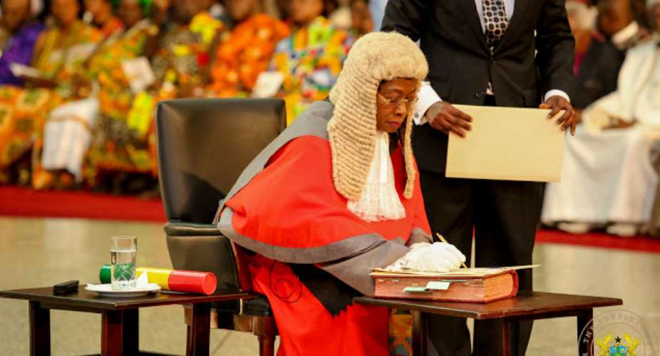 Chief Justice Sophia Akuffo, photo credit: Ghana media