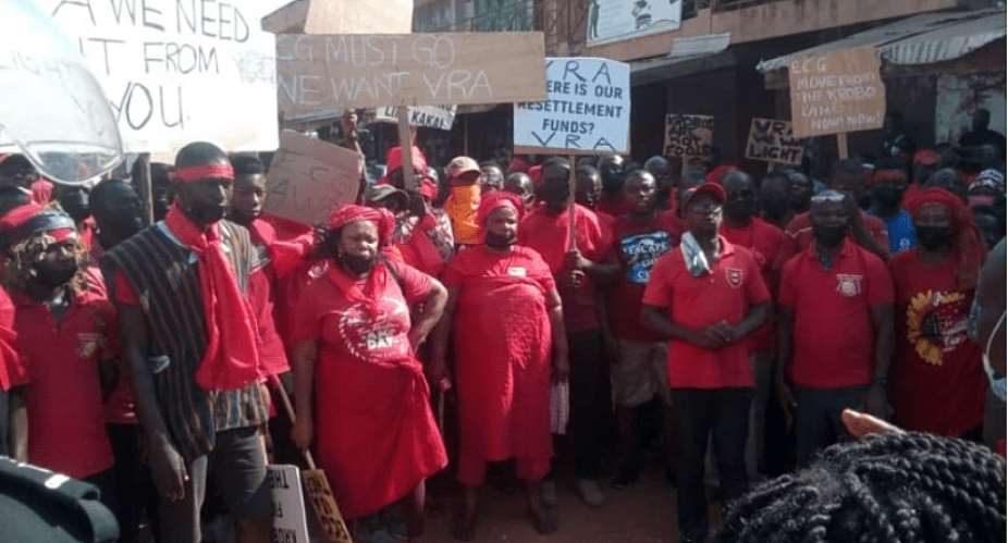 Youth of Yilo Krobo resist prepaid metres installation over wrong billing, others