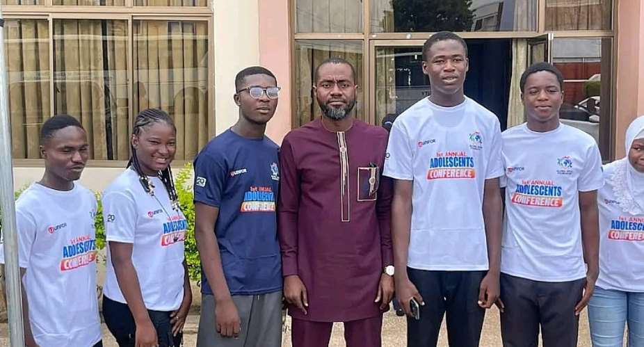 The MCD with some adolescents after the programme