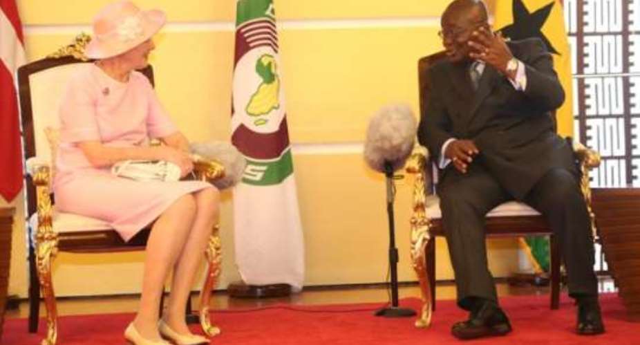 Akufo-Addo Hosts Danish Queen In Accra