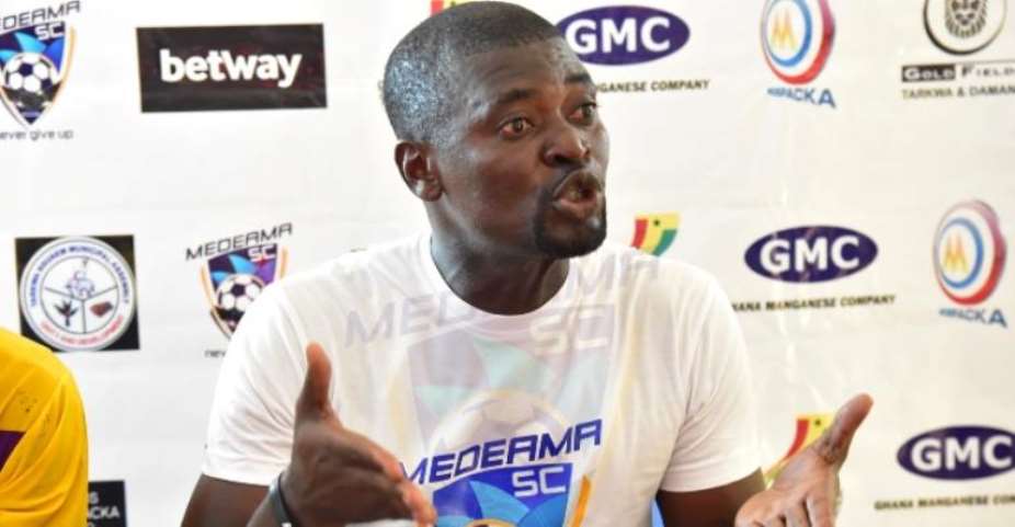Medeama SC head coach Samuel Boadu