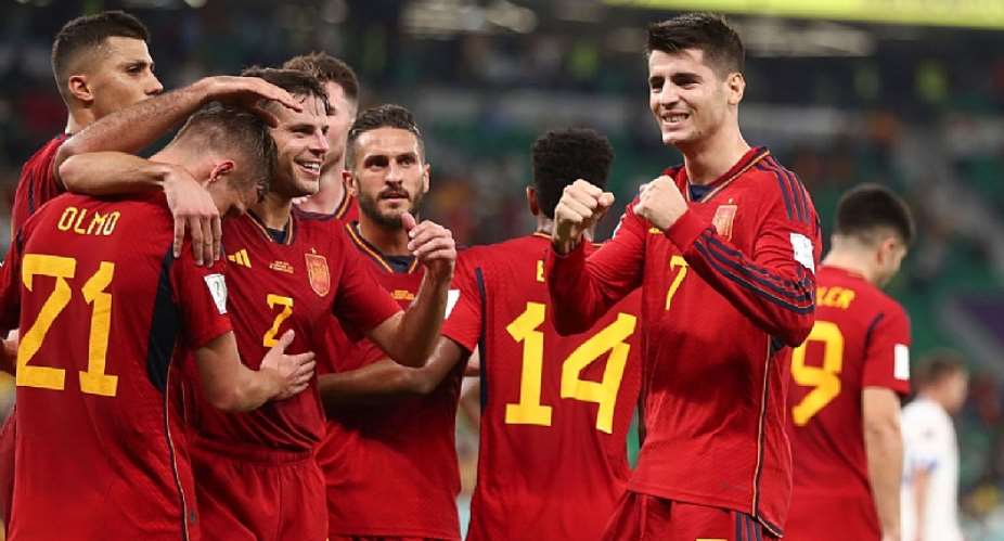 Spain record historic 7-0 win over Costa Rica in World Cup opener