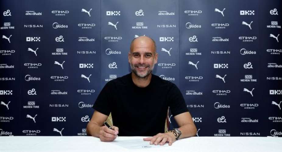 Pep Guardiola pens new deal with Manchester City until 2025
