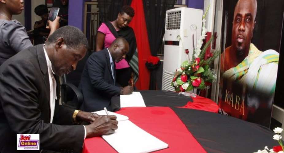 As They Came, They Cried And Signed KABA Book Of Condolence