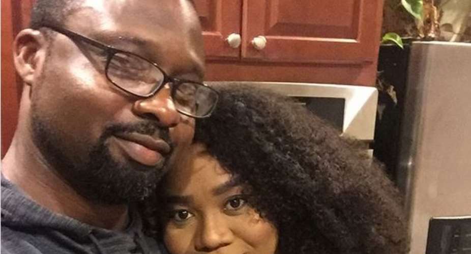 Daniel Ademinokan Cooks for Actress, Stella Damasus as they Celebrate Thanksgiving in US