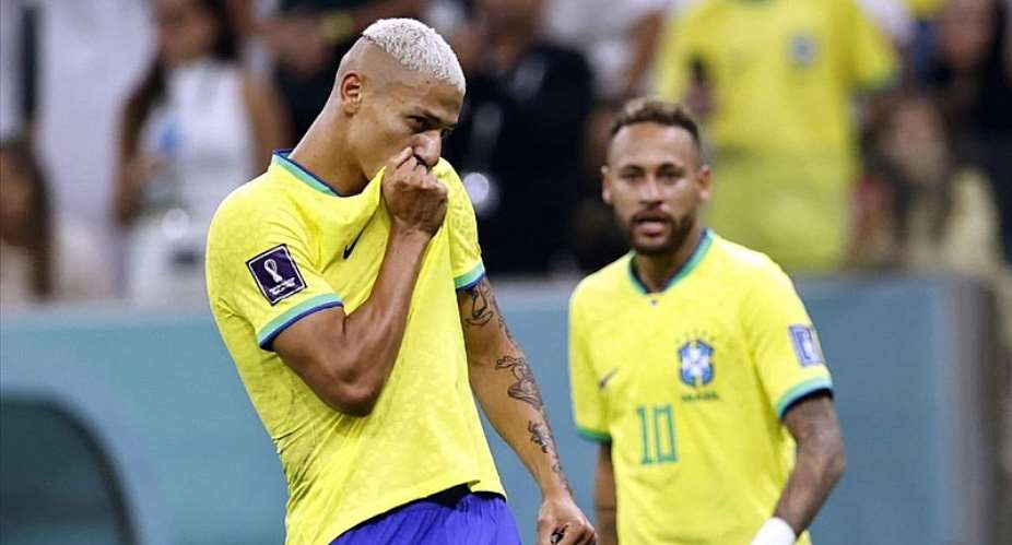 Richarlison esulta per il gol in Brasile-Serbia - Mondiali 2022Image credit: Getty Images