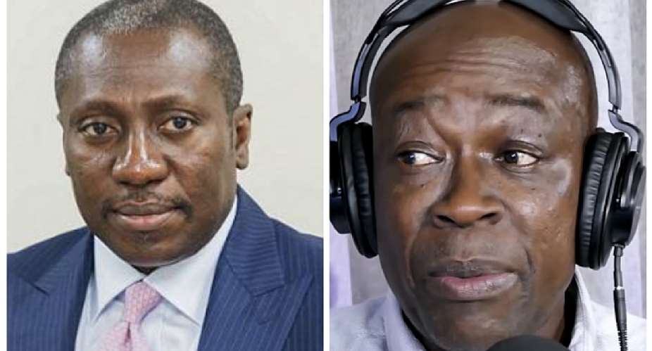 Minority Leader Afenyo-Markinleft and Thaddeus Sory