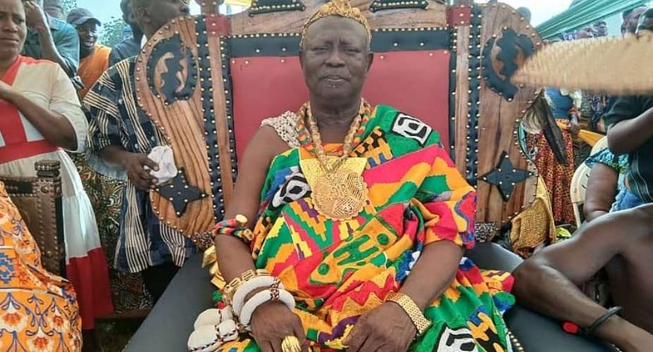 Paramount Chief of the Mo Traditional Area in the Bono East Region, Nana Kwaku Dankwa III