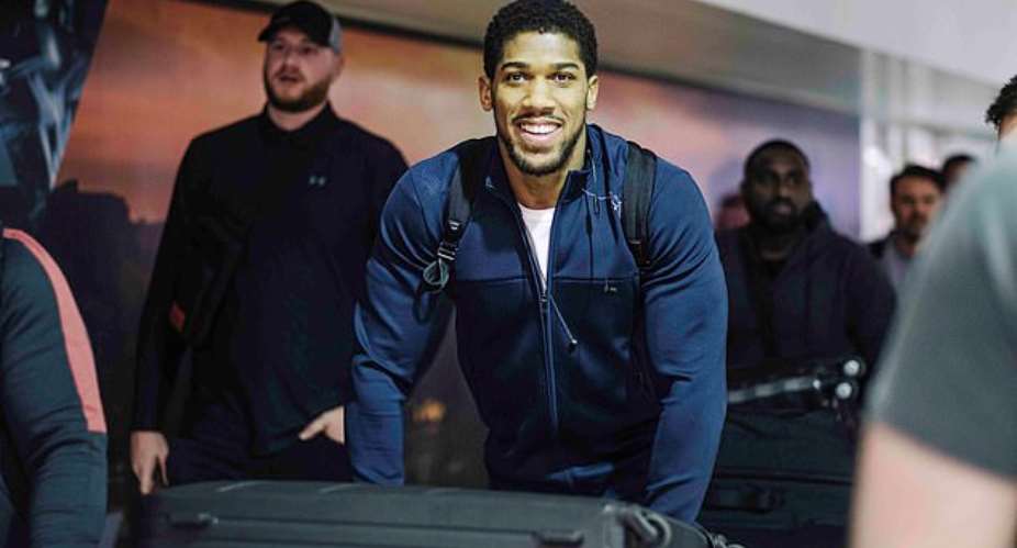 Joshua And His Team Arrive In Saudi Arabia For Andy Ruiz Rematch