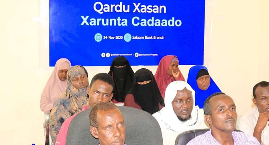 Salaam Somali Bank contributes to Somalias economic growth through a free microfinance program