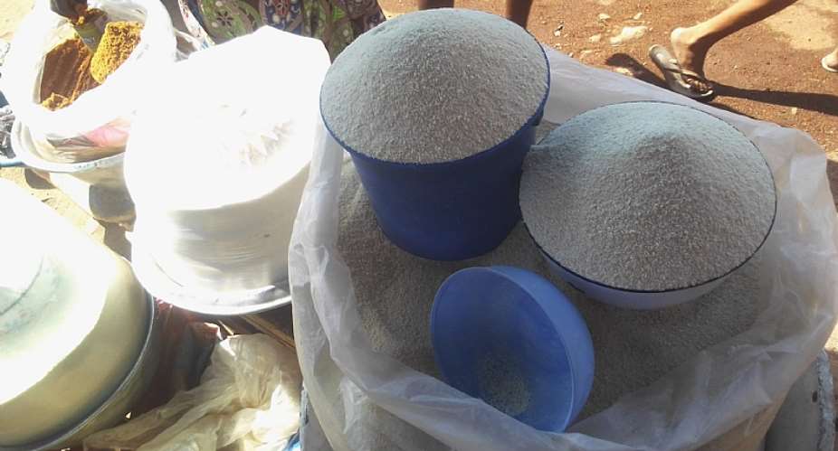 Prices of gari, sachet water reduce following low demand