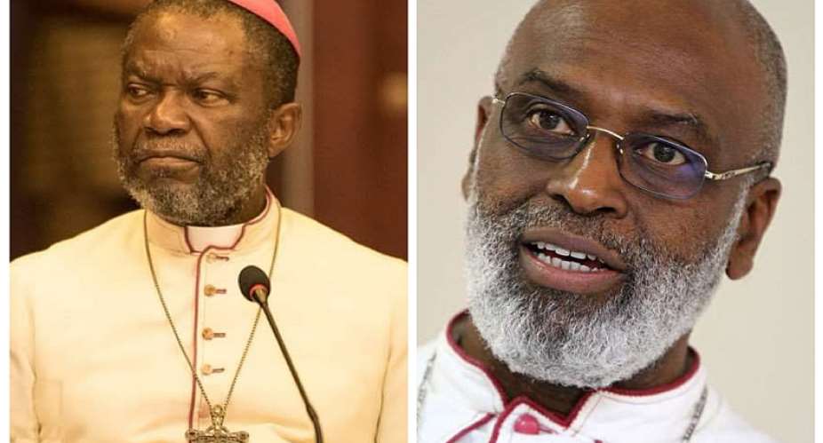 Bishop Justice Ofei Akrofileft and Archbishop Palmer-Buckle