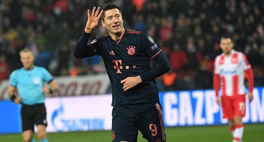 UCL: Lewandowski Makes History With Four Goals In 15 Minutes