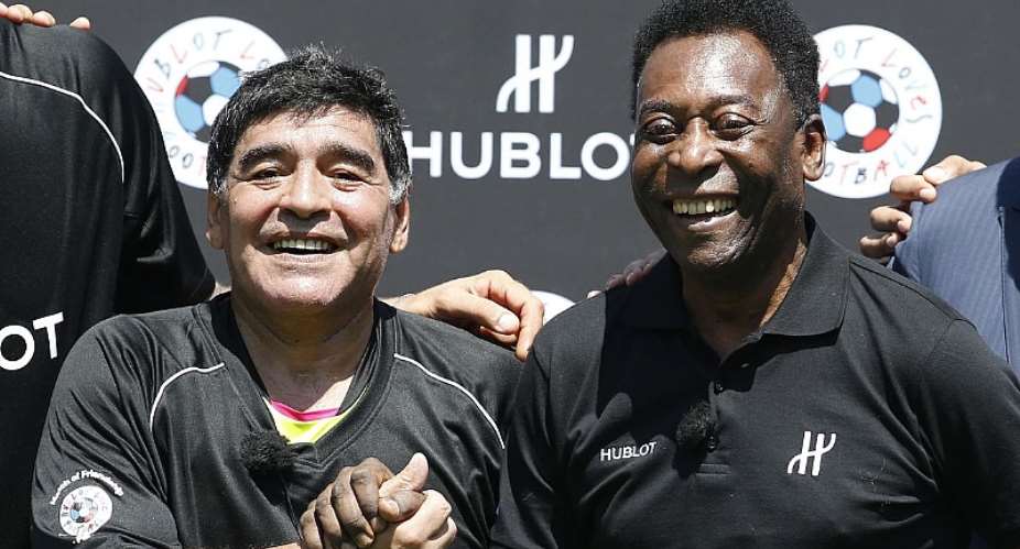Diego Maradona and PelImage credit: Getty Images