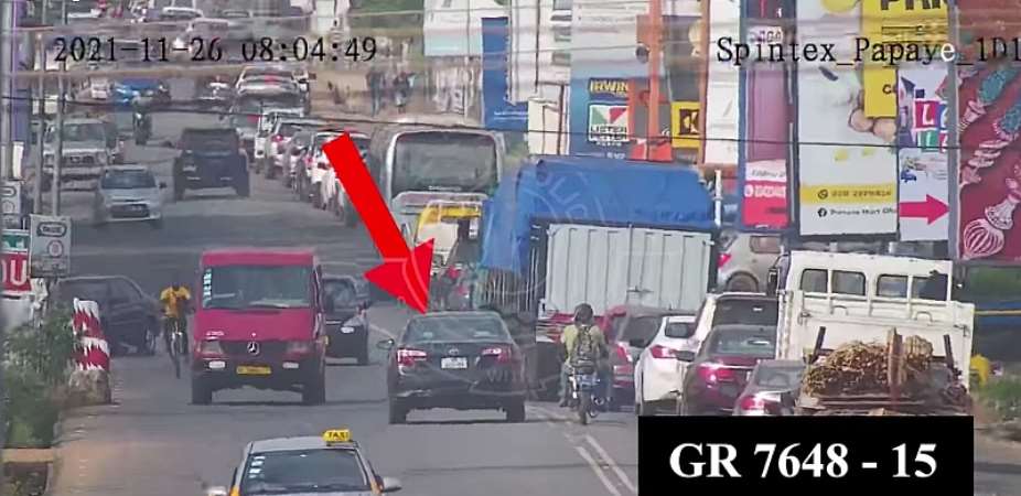 Accra: Police cameras capture five drivers breaching road regulations