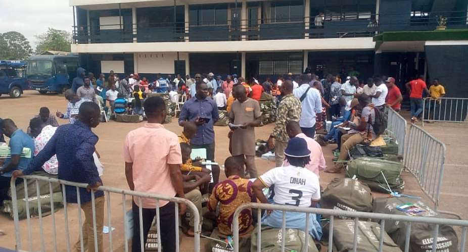 Bono EC presents election materials to Police for safe keeping