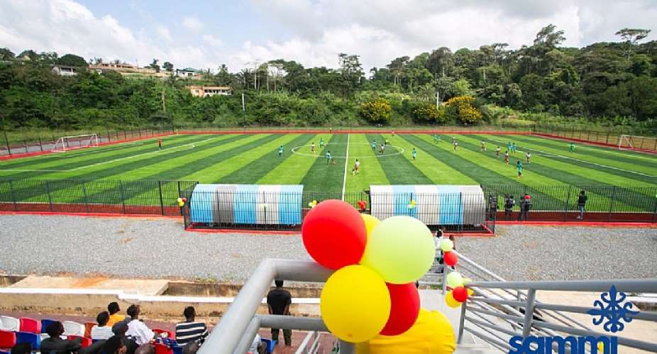 Sammi Awuku commissions Akropong PCE Ademim field