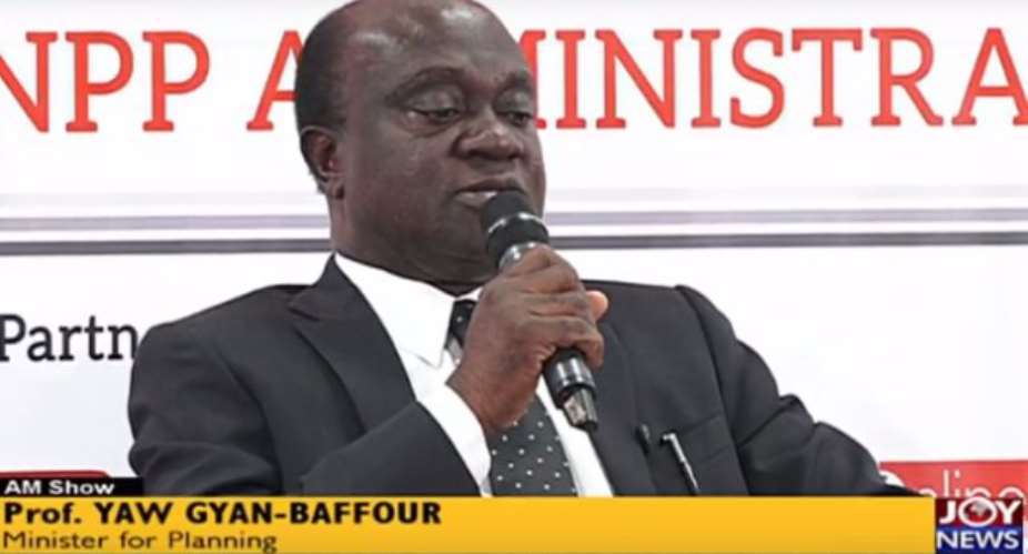 Prof Gyan-Baffour is Minister for Planning