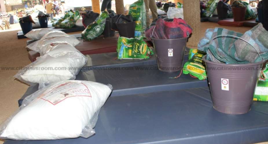 UE: Action Aid Ghana distributes relief items to over 3,000 flood victims