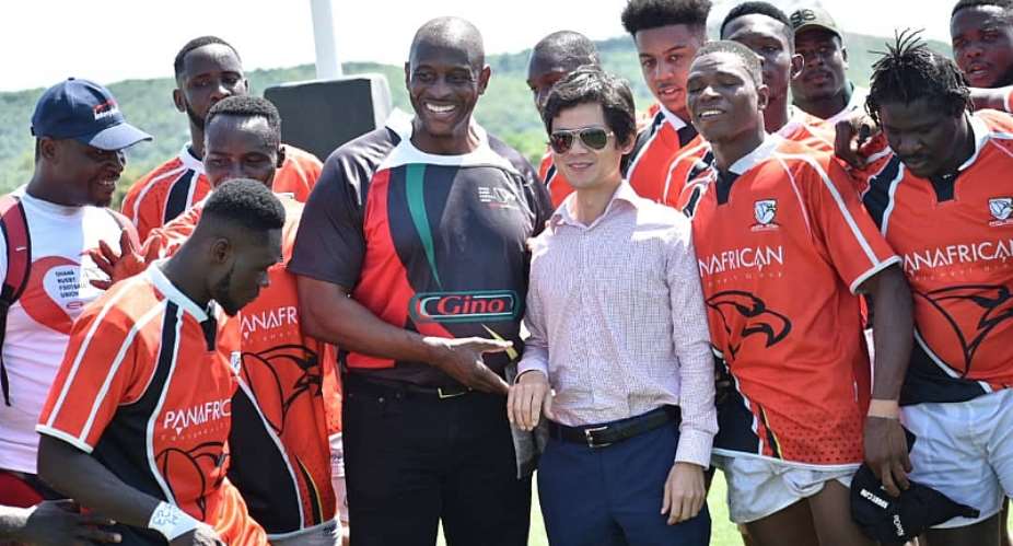 Ghana Rugby Eagles Lift Victory And Twyford MD In Appreciation